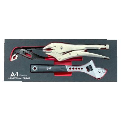 China Maintenance Tool A-1 Hardware Tools 3 Pcs Pliers And Hammer Sets (EVA) For Drawer Trolley for sale