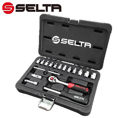 China Mechanic Tool Set Auto Repair SELTA 17 Pcs Socket Set Kit for sale