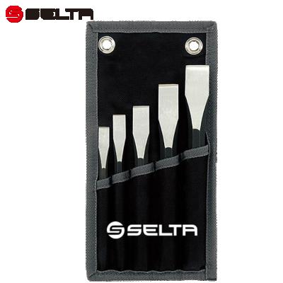 China Other High Quality SELTA 5 Pcs Flat Chisel Professional Hand Tools Set for sale