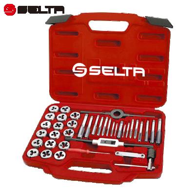 China High Quality 45# SELTA Steel Heat Treated 40 Pcs Knock And Die Set Professional Tool Kit Hardware Tools for sale