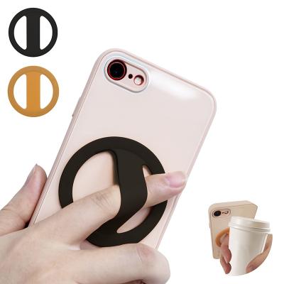 China Magnetic Hot Selling Universal OEM Adjustable Easy Installation Phone Grip Adapter For Magesafe Device Phone Ring for sale