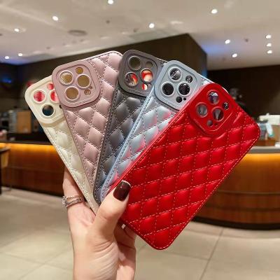 China Luxury Ladies Plating Soft TPU Phone Case Back Cover For iphone 12 max single pro phone 13 hard case plating PC0085 for sale