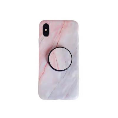 China Cute Marble Phone Stand Drop Shipping Phone Case For iphone 6s 7 plus x 8plus Xs XR Max With Stand PC0082 for sale