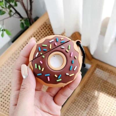 China For AirPods Cookies Designers 3D Donut Pro Soft Silicone Cover Device Case For Apple Airpod 1 2 pro For Airpods pro 3 for sale