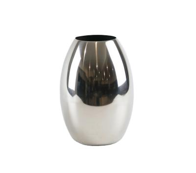 China Home Desktop Decoration Flower Bucket Home Decor Flower Pot Stainless Steel Table Dry Flower Vase for sale