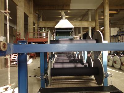 China Jean Bundle Slasher Sizing Machine Flow Control Warp Yarn Weaving for sale