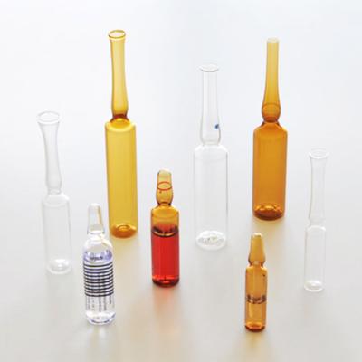 China High Quality Customized Clear Medicine Vitamin C Ampoules Containing Liquid And Infusion Small Glass Bottles for sale