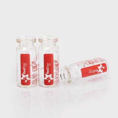 China Pharmaceutical Medicine OEM Available Flip Vials 2r Vial 5ml Glass Rubber Stopper for sale