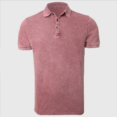 China OEM Custom Service Men Plain Classic Polo Shirts Vintage Slim Polo Shirt for sale