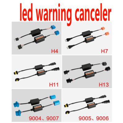 China Aluminum Car LED Headlight H1 H7 H8 H9 H11 HB3 HB4 H4 Canbus Canbus LED Warning Canceller for sale