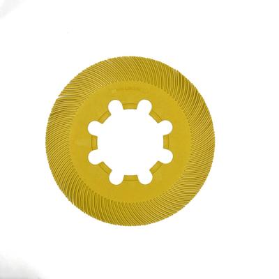 China Optimized White Aluminum Oxide Made In China Top Quality Wholesale Disc Bristle Abrasive Radial Disc Brush for sale