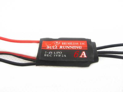 中国 防水 6A ブラシレス ESC、マイクロ ブラシレス モーターのための RC のヘリコプター ESC 販売のため