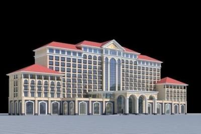 China Real Estate gestalten vorbildliche architektonische vorbildliche Hotel-Miniaturgebäude des Hersteller-3D zu verkaufen