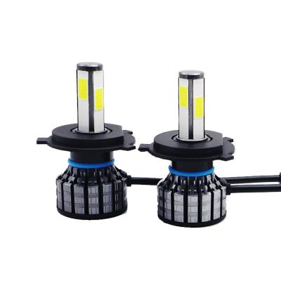 China 6030 Aluminum New Design S2 Led Headlight 4 Sides 100W 11000LM Headlight Bulb H4 H7 Car Auto Headlights Led Headlamps for sale