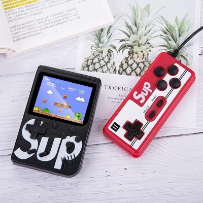 China 800mAh Battery Capacity Child Gift Mini SUP Video AV Game Consoles Handheld Box 400 In 1 Double Player Game Consoles Mini for sale