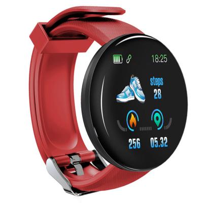 China Hot Selling Blood Pressure Smart Round Phone Touch Screen Amazon Watch D18 BT Fitness Tracker Waterproof Sport Smartwatch for sale