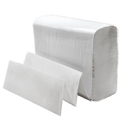 China Recycled 3ply Recycled Paper Hand Towel 23*23cm White Multifold for sale