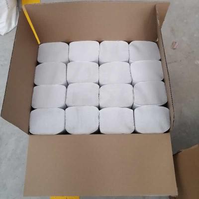 China Wash Room Private Label Absorbent Single Fold High Quality Recycled White Interleaved Paper Towels for sale