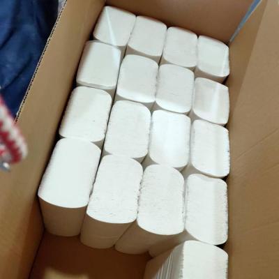 China Cheapest Wash Piece 1 Ply Tissue Hand Paper Towel N Z Fold Or Multifold Roll Paper Form for sale