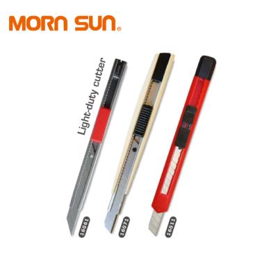 China Stable Supply Slide Open Craft Stationery Paper Taiwan Lock Cutter Knife Utility Cutting Blades for sale