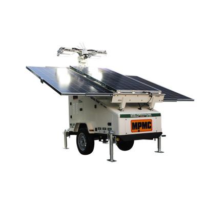 China Mobile Trailer Mining Durable Luminescent Solar Light Tower for sale