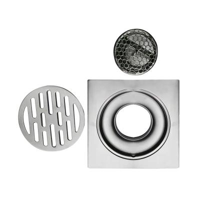 China Modern Direct Manufacturer Extended Shower Stainless Steel Floor Drain Grate Strainer Deodorizer Shower Room for sale