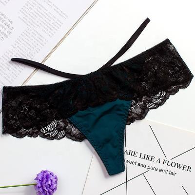 China Hot Selling Nylon / Cotton Sexy Lace Lingerie Made In China Sexy Women's Panties for sale