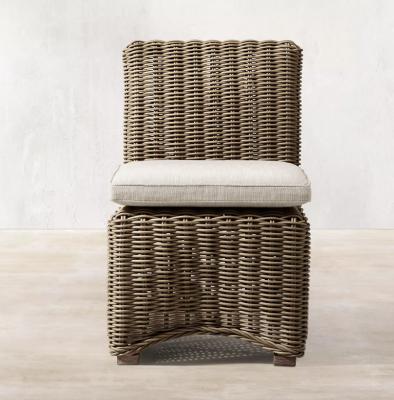 China New classic hot sale furniture eco-friendly outdoor exquisite rattan woven side chair for sale