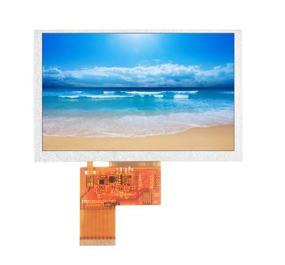 China New TN 800*480 RGB industrial LCD interface 5 inch TFT LCD display panel for sale