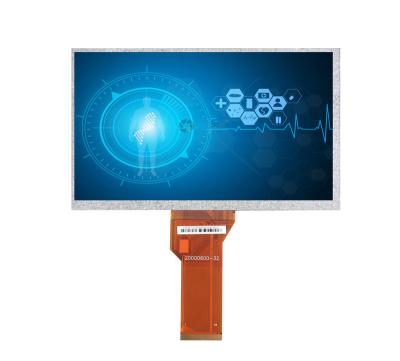 China New long FPC 7 TN 7 inch 800*400 high contrast tft lcd high resolution screen for sale