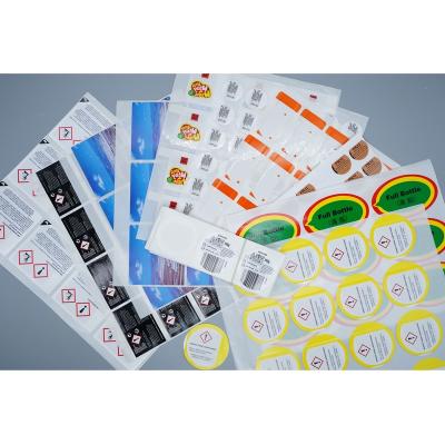 China Waterproof Adhesive Multilayer Label , Folding Booklet Labels , Double Sided Label Sticker for sale