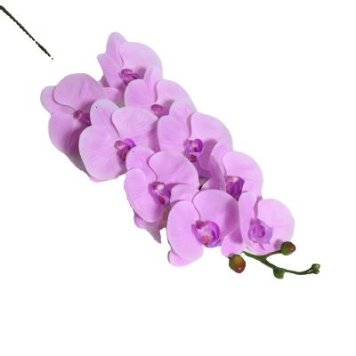 China Realistic environmental protection touch white artificial butterfly orchid waterproof + for family wedding party decoration for sale