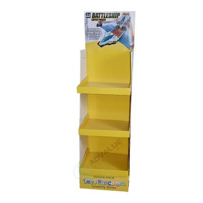 China Glossing Matte Lamination Cardboard Stand Display CMYK / Pantone Printing Customized for sale