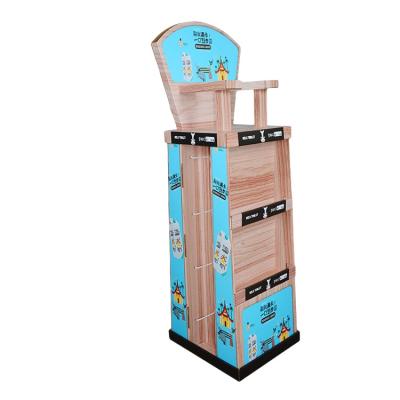 China CMYK Printing Cardboard Stand Display For Business Promotion for sale