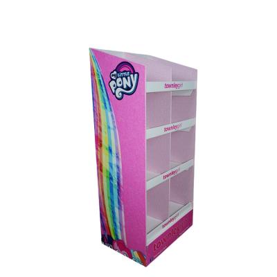 China Customized UV Coating Cardboard Product Display Stand Practical Multiscene for sale