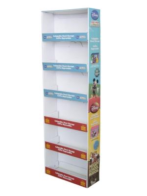 China Full Color Printing Corrugated Cardboard Retail Display Box Sidekick Design Custom for sale