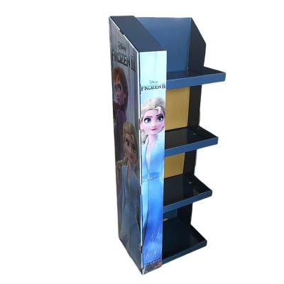 China Advertising Cardboard Stand Display Customized Cardboard Hook Display for sale