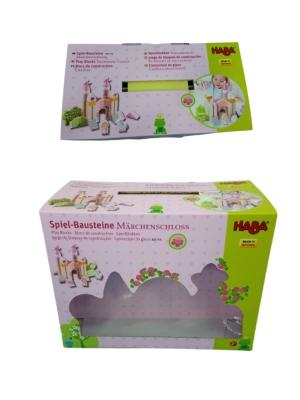 China Magnetic Closure Slotted Paper Packaging Box With PP Handles And Custom Logo for sale