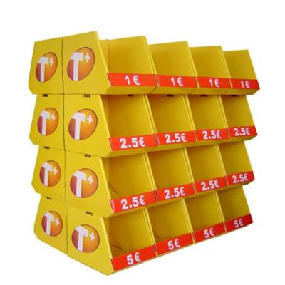 China Corrugated Cardboard Pallet Display Glossy / Matte Lamination Flat Packaging for sale