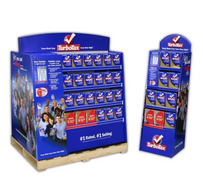 China Offset Printed Corrugated Cardboard Displays For Promotion / Advertising for sale