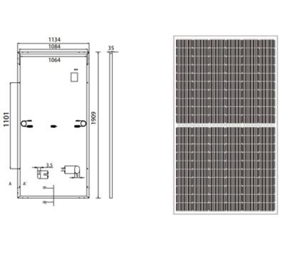 China Household Energy Storage System Accessories Solar Panel 6 * 20 182*91mm for sale