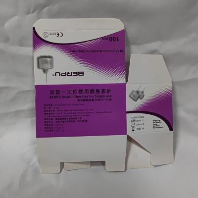 China Recycled Materials FSC Eco Friendly Packaging Box With Custom Logo Medical / Needle / Corrugated Medicine Boxes for sale