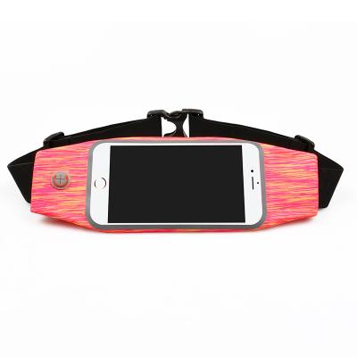 China Water Proof Belt Running Zipper Adjustable Waist Pack Pouch Belt For Phone Waterproof Neoprene Sports Waist Bag for sale