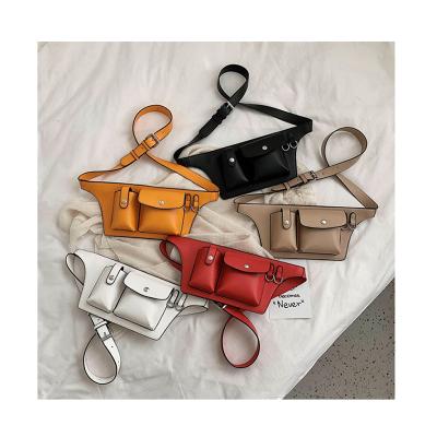 China Other Fashionable Belt Bags For Ladies Cross - Body Bag Fashion Chest Purses PU Leather Fanny Waist Bag Chic Women Handbag for sale