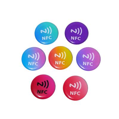 China NFC 13.56mhz Waterproof/Waterproof 213 Custom Sticker 215 216 IC Epoxy Tag Contactless RFID Chip Waterproof Social Media for sale