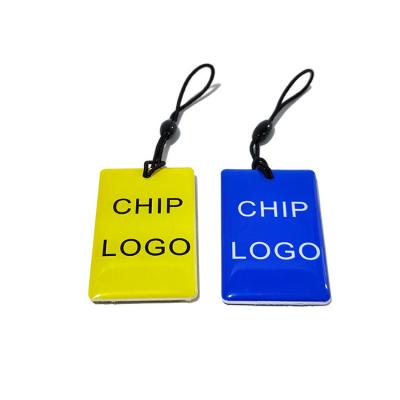 China Wholesale fudan f08 nfc tag 13.56mhz NFC Smart Proximity Chip Card Epoxy Keyfob RFID Waterproof/Waterproof Tag for sale