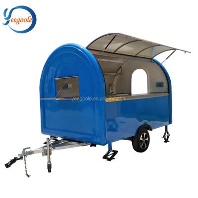 China 2019 hot sale electric tricycle food cart and snack cart, food truck, food van for sale