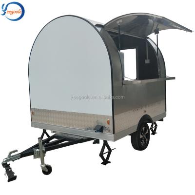 China Snack food cart design for selling coffee bubble tea juice potato kiosk for sale