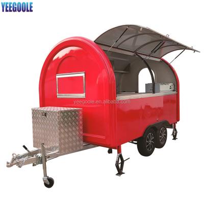 China Best Portable Snack Serving Small Snacks Food Trailer / Truck / Van / Cart / Kiosk for sale