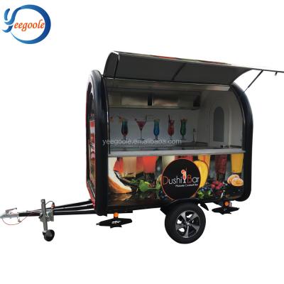 China YEEGOOLE mobile vegetable processing factory model pancake food truck fries food truck cake vending food truck food truck for sale